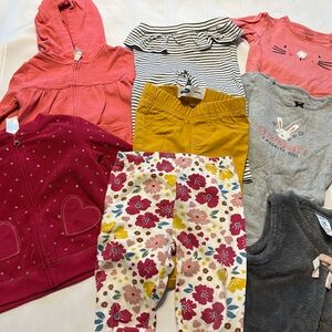 Cute 18 month girls clothing mix and match bundle